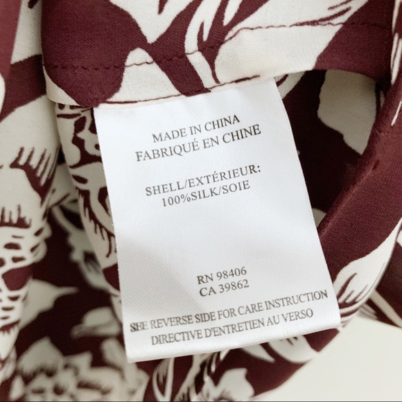 Theory Silk Floral Sleeveless Blouse - Picture 7 of 7